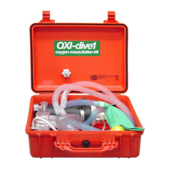 Medical Developments International OXI-dive 1 Manuals