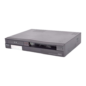 Sony RDR-VX535 - DVD Recorder & VCR Combo Player Manuals