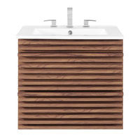 modway EEI-4433-WAL-WHI Quick Start Manual