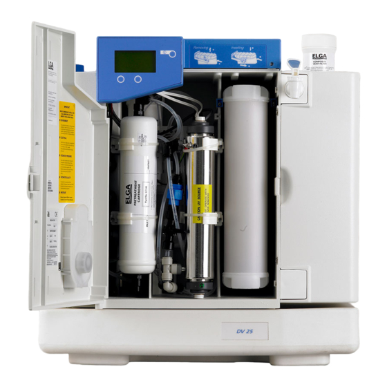 ELGA Medica EDI 15 Purification System Manuals