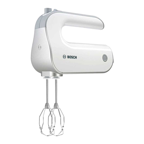 Bosch Styline MFQ4075DE Instruction Manual
