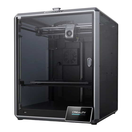 Creality K1 Max User Manual