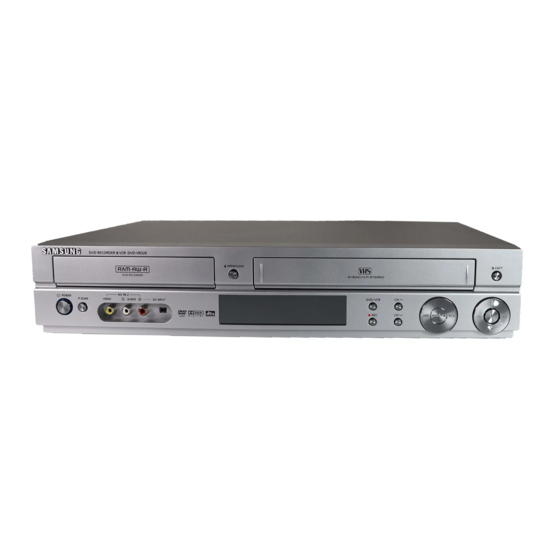 Samsung DVD-VR320 Instruction Manual