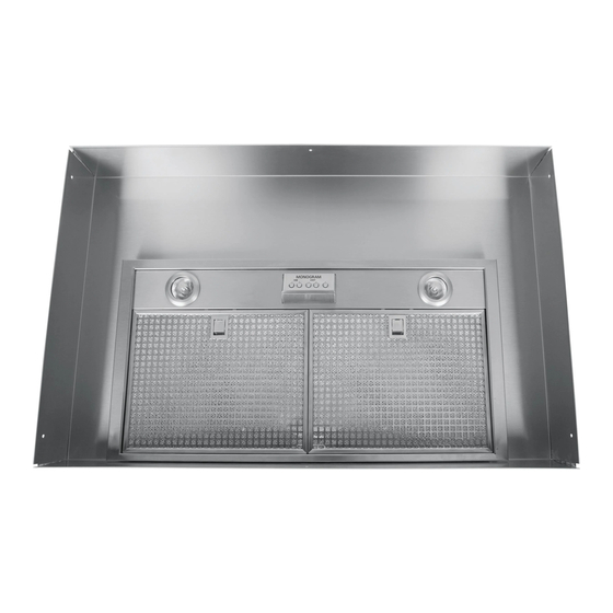 GE 36" CUSTOM HOOD INSERT ZVC36LSS Dimensions And Installation Information