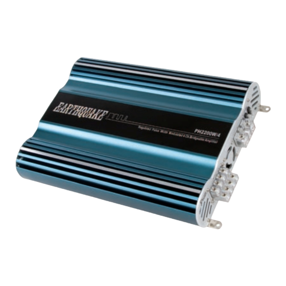 EarthQuake PowerHouse PH800W/2 Owner's Manual