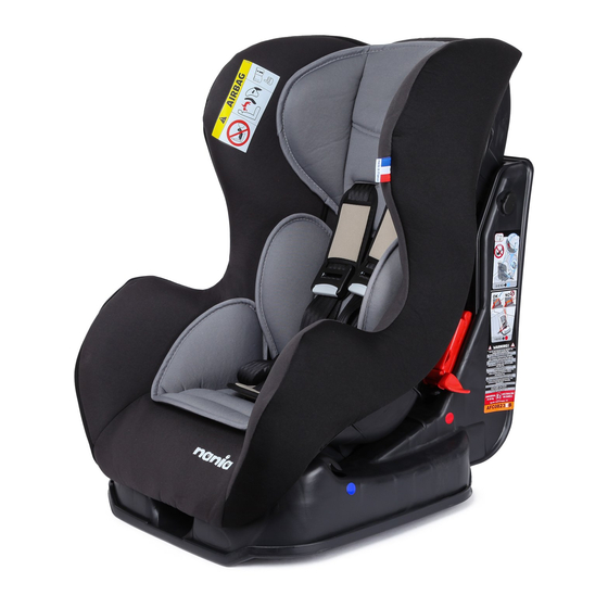 Nania Type D9 Child Car Seat Manuals