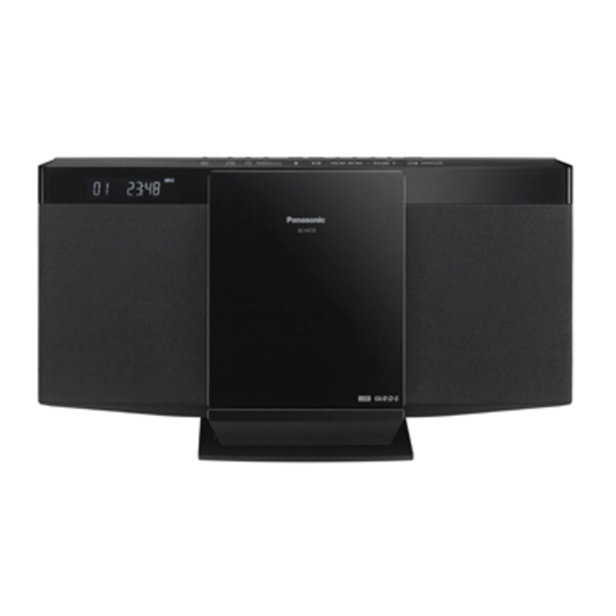 Panasonic SC-HC15 Operating Instructions
