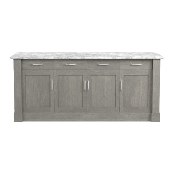Williams-Sonoma SAUSALITO KITCHEN ISLAND Assembly Instructions Manual