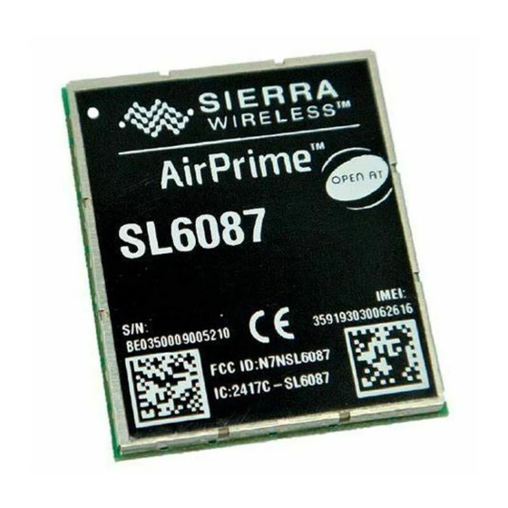 Sierra Wireless AirPrime SL6087 User Manual