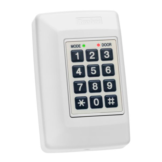 Rosslare AC-115 Installation And User Manual