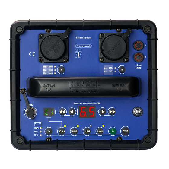 Hensel PORTY 6 Lithium User Manual