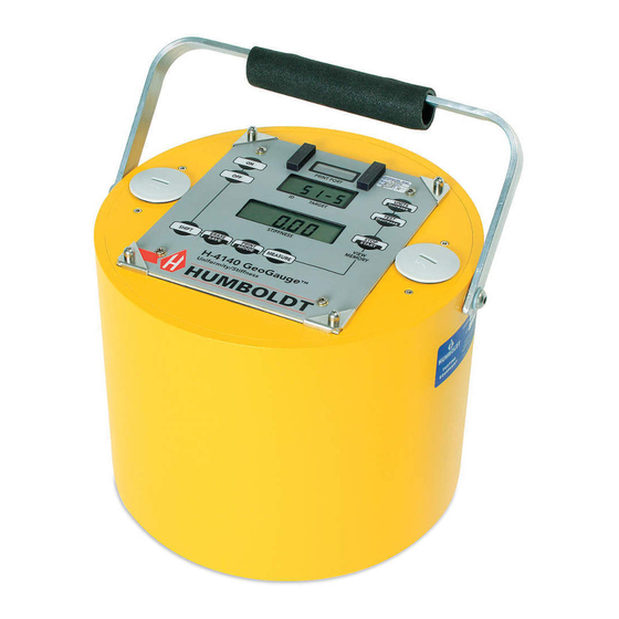 Humboldt GeoGauge H-4140 Calibration Manual