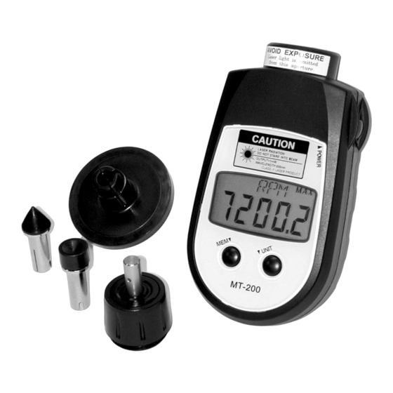 Netech MT-200 Instruction Manual