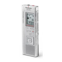 Panasonic US550 - 512 MB Digital Voice Recorder Operating Instructions Manual