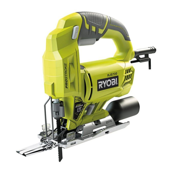 Ryobi RJS720 Original Instructions Manual