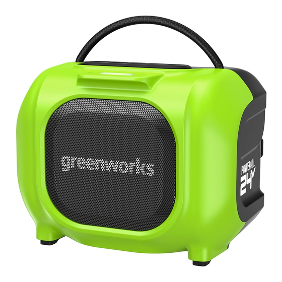 GreenWorks PAG901 Operator's Manual