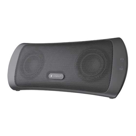 Logitech Wireless Speaker Getting Started Manual