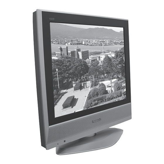 Panasonic Viera TX-20LA60F Operating Instructions Manual