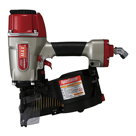 Max CN890S Operating And Maintenance Manual