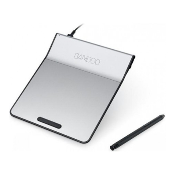 Wacom BAMBOO PAD Quick Start Manual