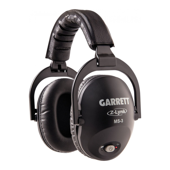 Garrett MS-3 Owner's Manual