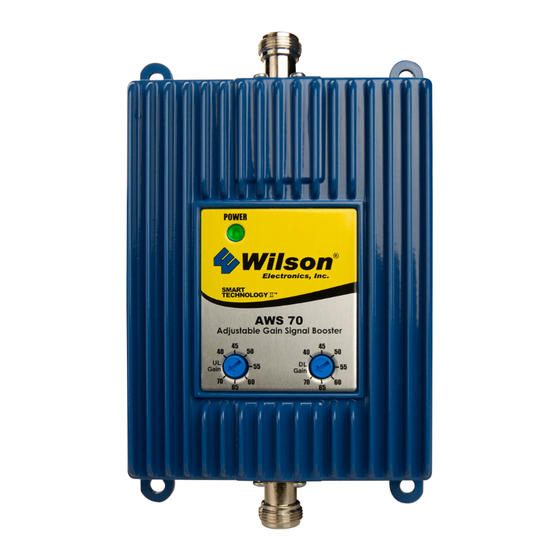 Wilson Electronics AWS 70 Installation Manual