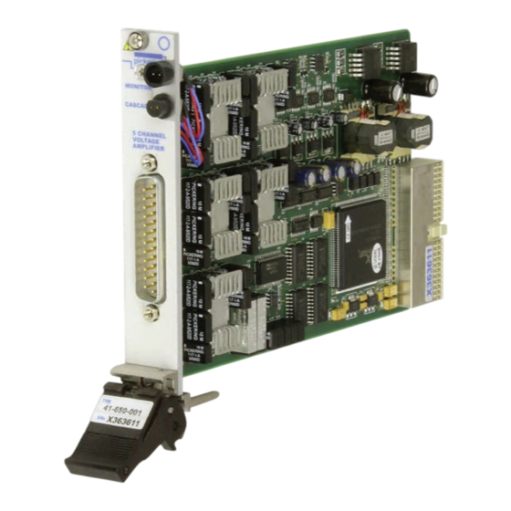 Pickering 41-650 User Manual