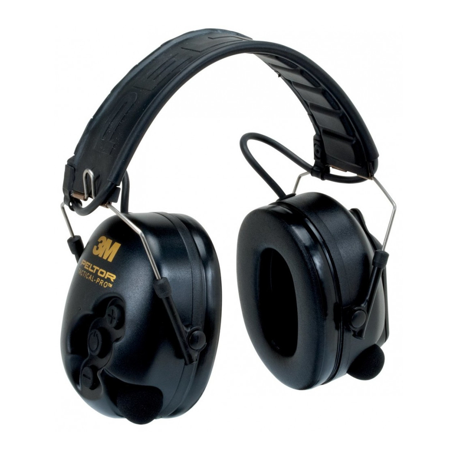 Peltor Electronic Headset TACTICAL PRO Specifications