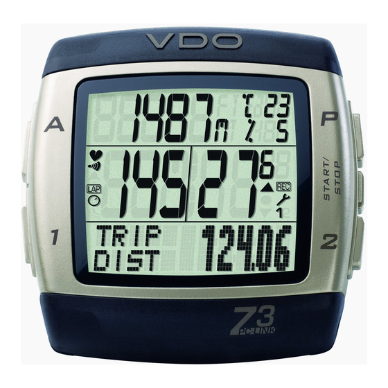 VDO Z Series Instruction Manual