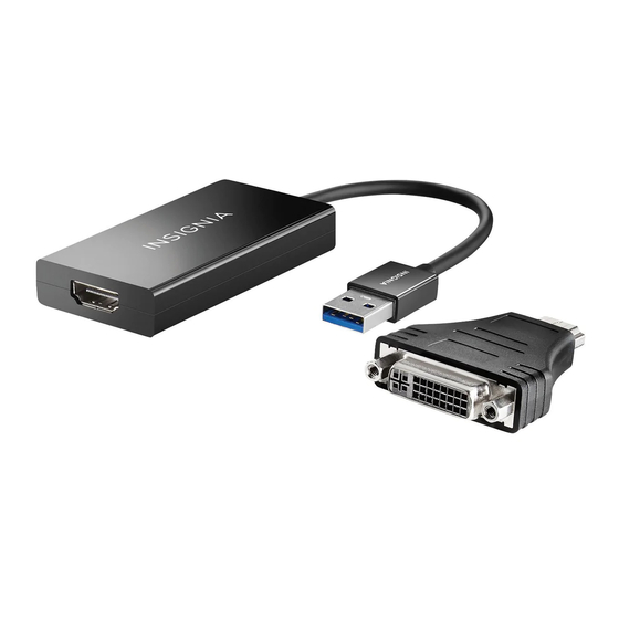 Insignia NS-PU37H-BK Quick Setup Manual