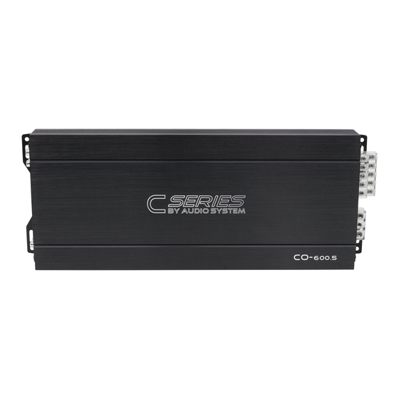 Audio System C Series Owner's Manual