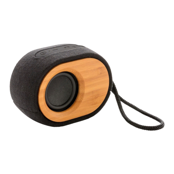 XD XCLUSIVE Bamboo X speaker Manuals