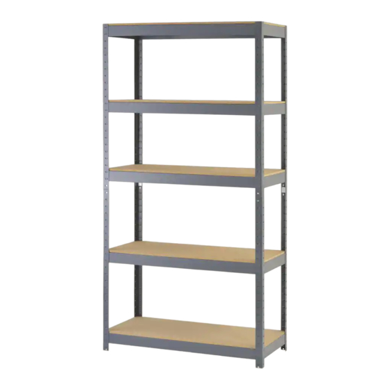 Edsal Super Rack SR100 Assembly Instructions