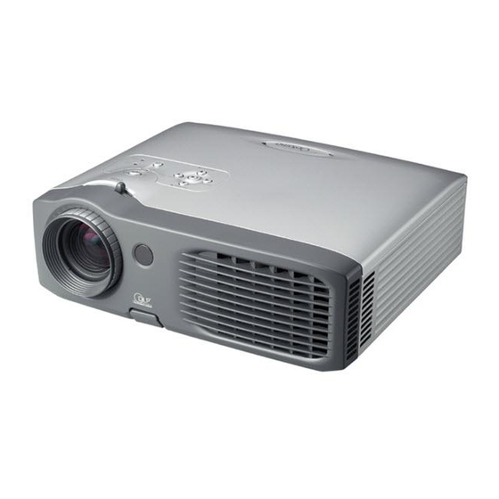 Optoma EP738p Manual