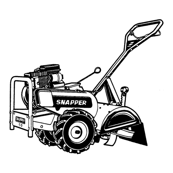 Snapper 4 Series Safety Instructions And Operator's Manual