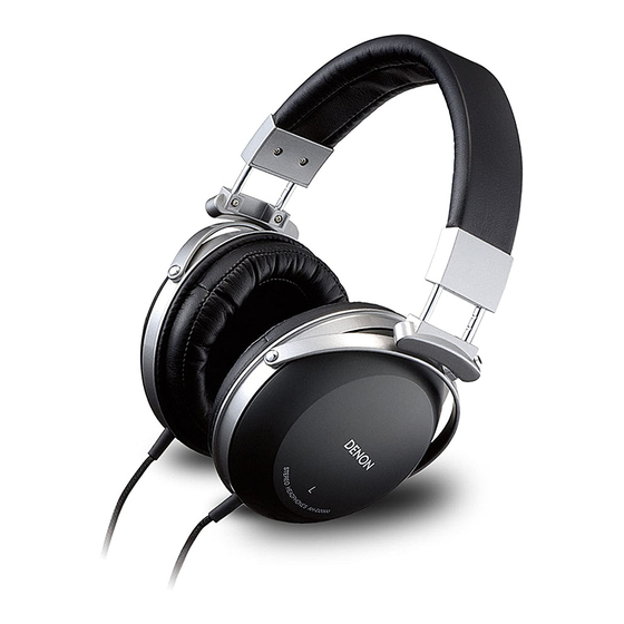Denon AH-D2000 Operating Instructions