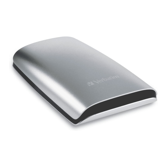 Verbatim Portable Hard Drive USB 2.0 User Manual