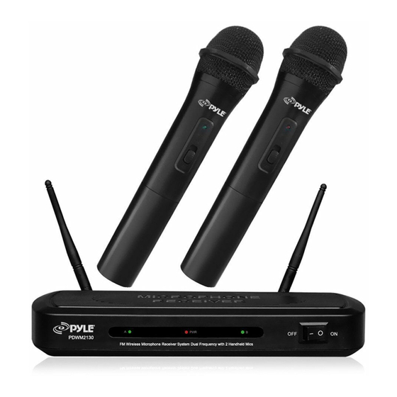 Pyle PDWM2130 Owner's Manual