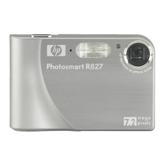 HP Photosmart R827 Manual