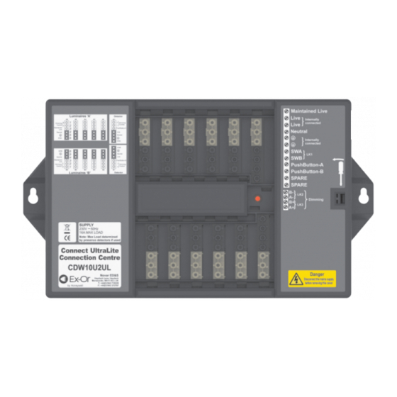 Ex-Or CDW10U2UL Installation Instructions