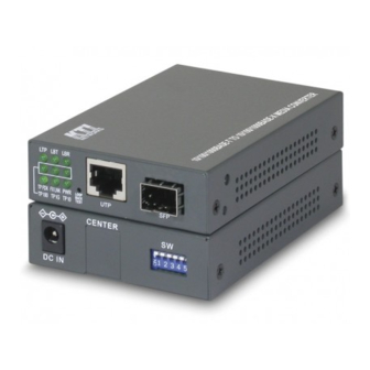 KTI Networks KGC-310M-C Installation Manual