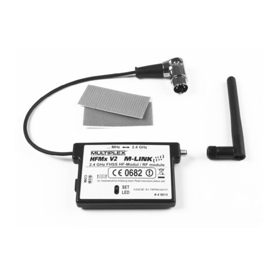 Multiplex HFMx V2 M-LINK Operating Instructions Manual