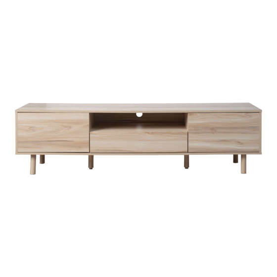 Mocka Sintra Entertainment Unit Assembly Instructions Manual