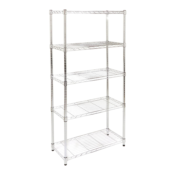 HOME STORAGE SPACE WIRE SHELVING RACK A35BA-1 ASSEMBLY INSTRUCTIONS Pdf ...