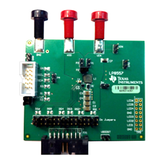 Texas Instruments LP8557EVM User Manual