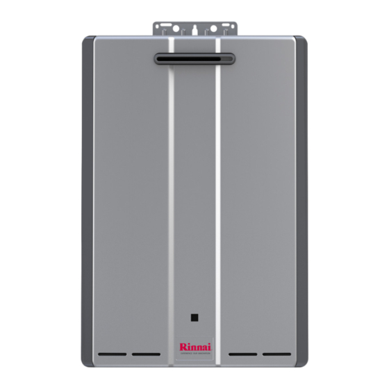 Rinnai SENSEI RSC160i Installation And Operation Manual