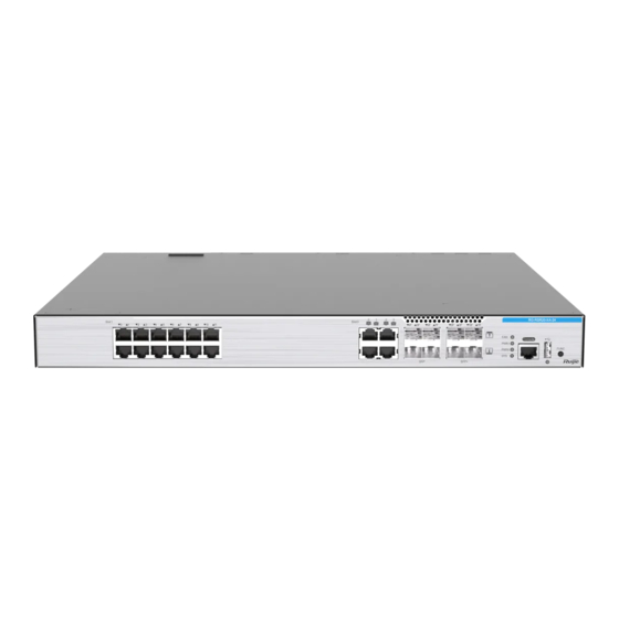 Ruijie RG-RSR20-XA Series Hardware  Installation And Reference Manual