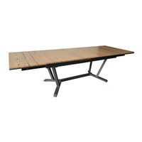 Proloisirs TABLE DARWIN 174/224/274x100x76CM Assembling Instructions