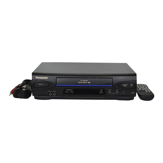Panasonic Omnivision VHS PV-V4022 Operating Instructions Manual