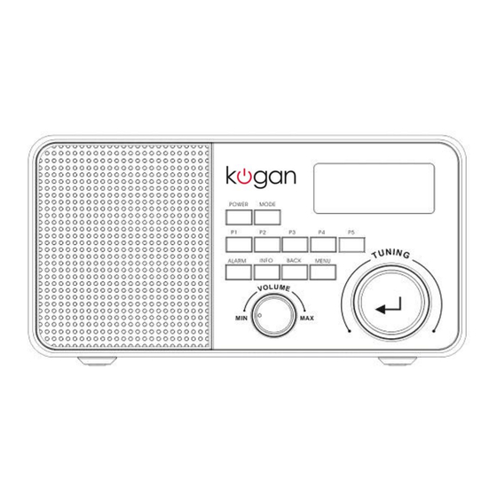 Kogan WiFi Digital Radio Manual